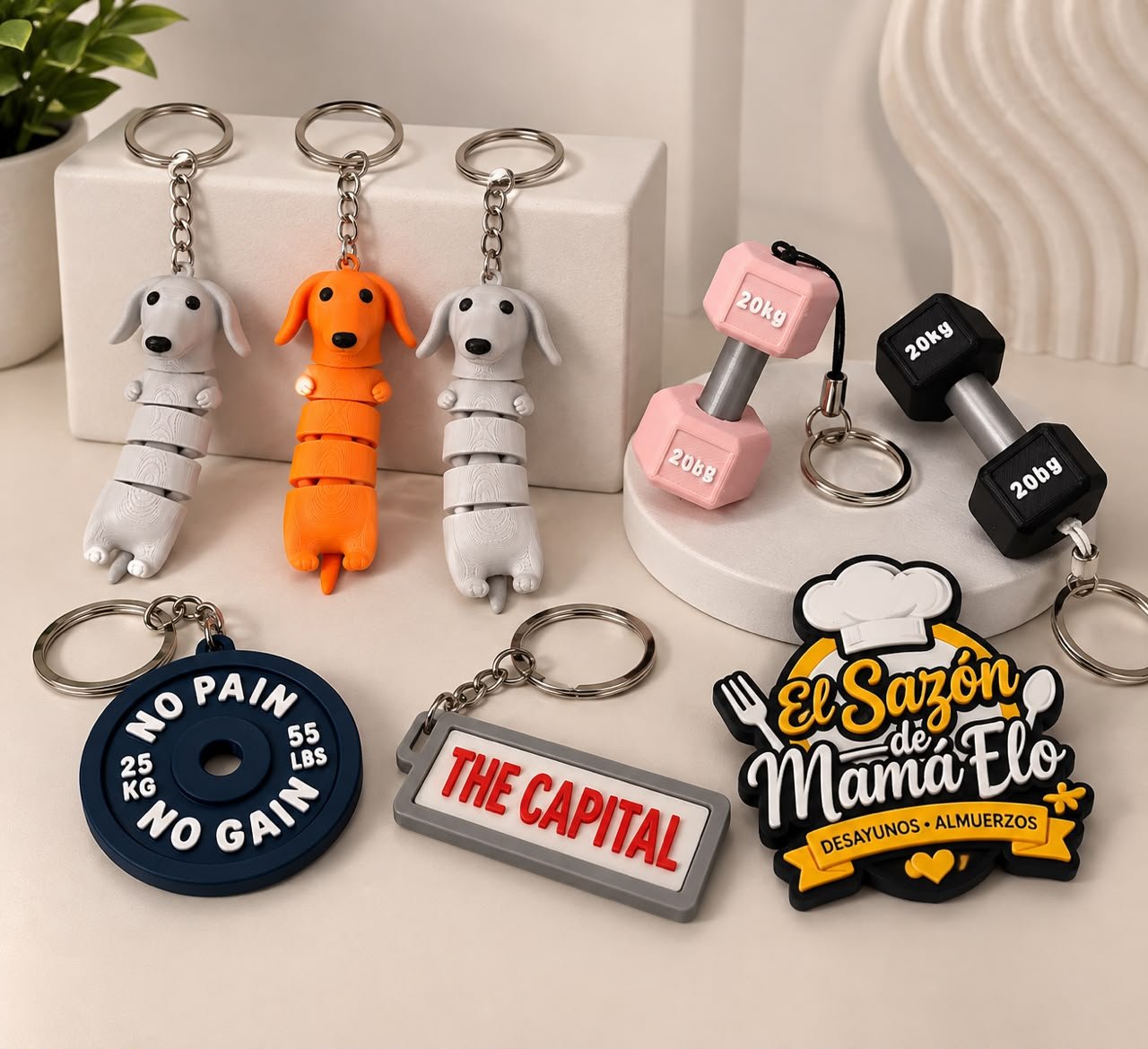 Llaveros personalizados